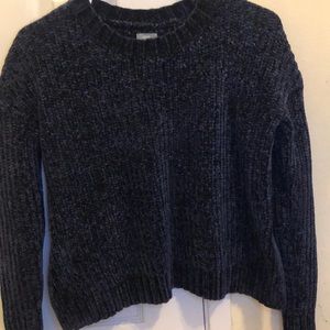 Aerie navy blue sweater